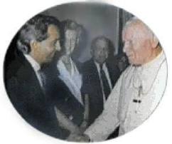 Benny Hinn with the Pope